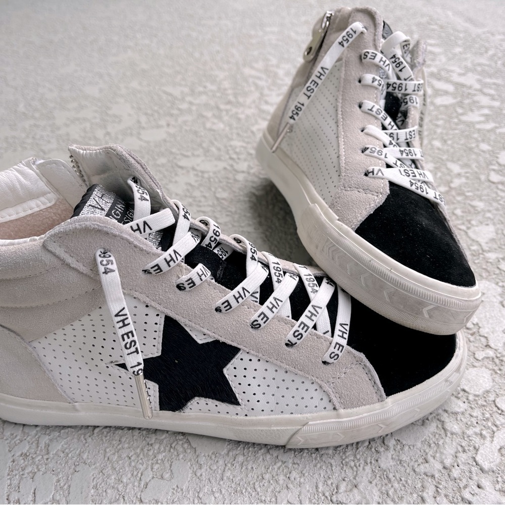 Vintage Havana Lester Perforated High Top Sneakers (Size 8M)